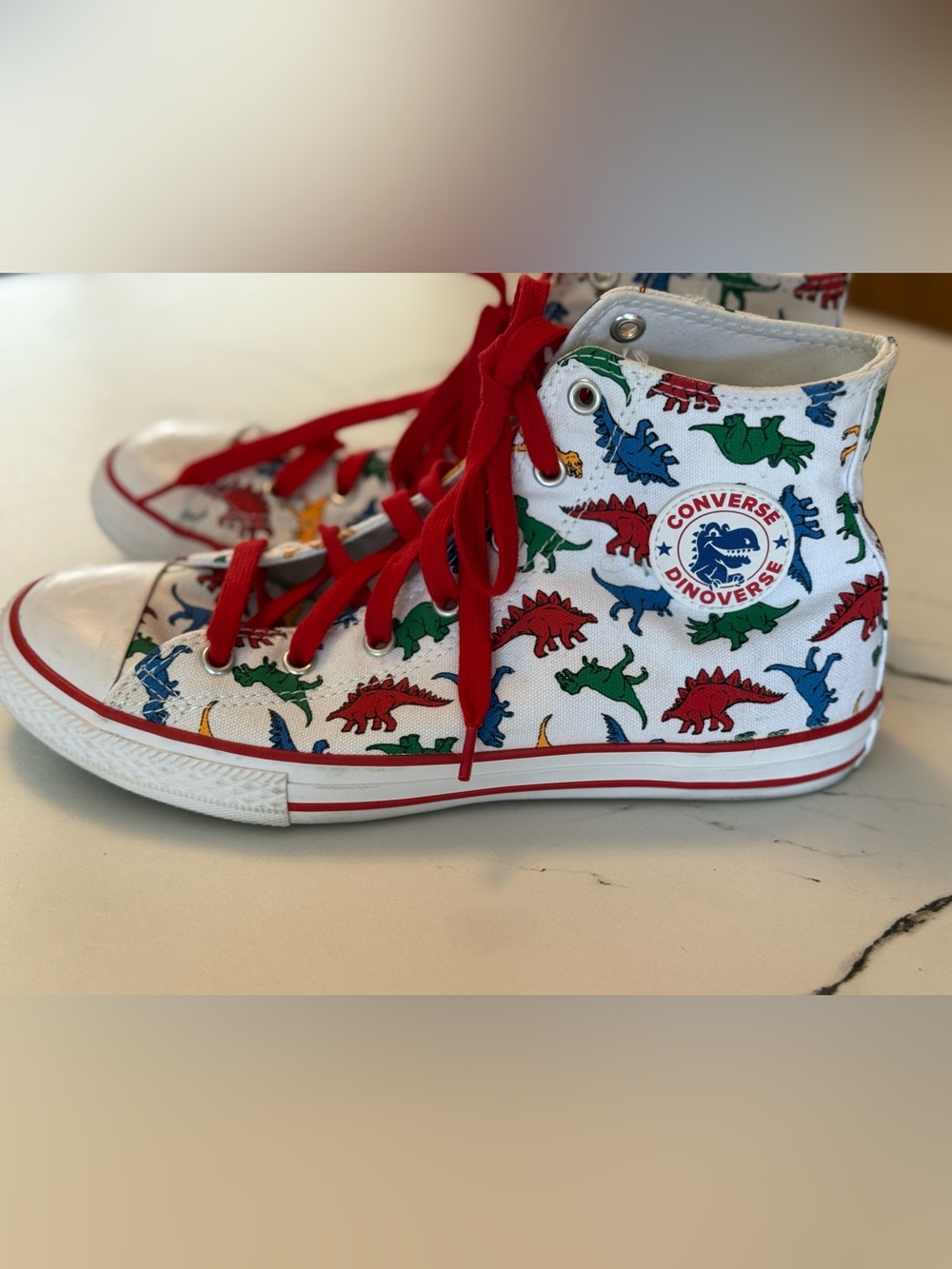 Converse Kids' Dinoverse High-Top Sneakers - big boys  size 6